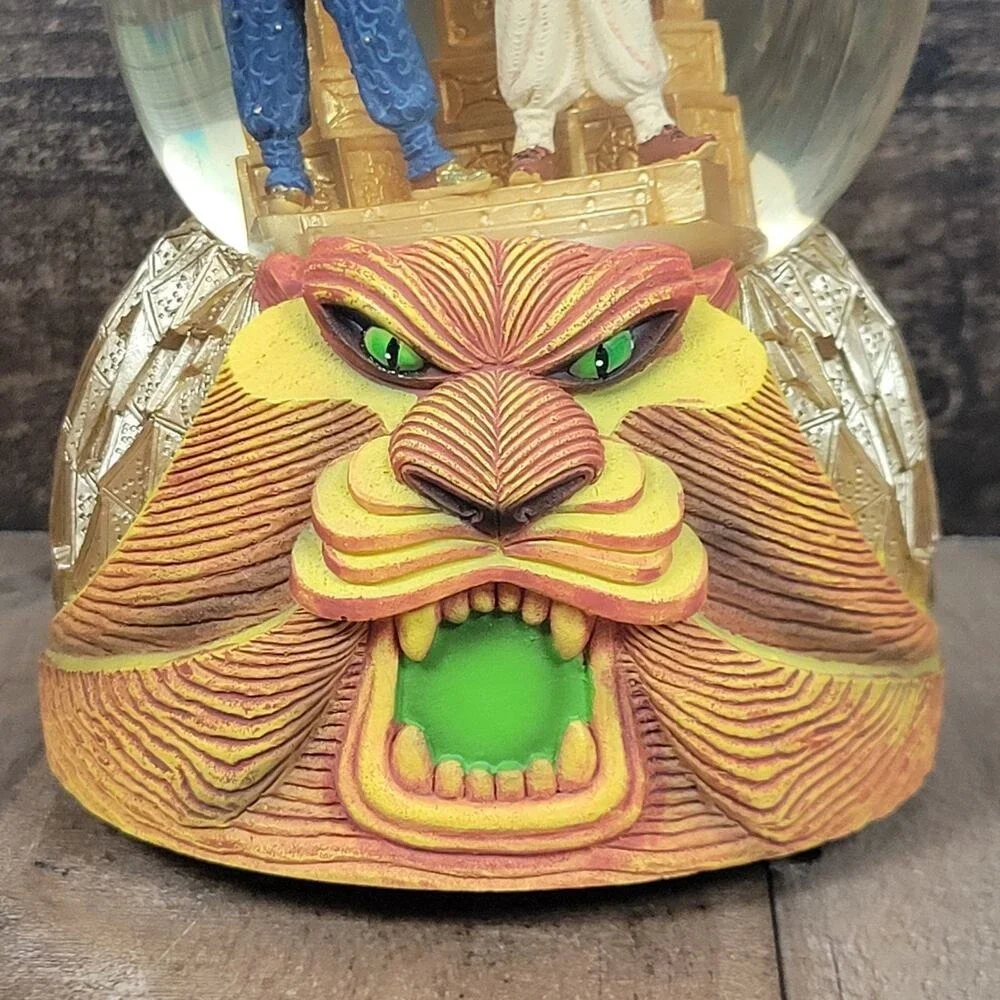 Disney Aladdin & Genie Broadway‎ Musical Snow Globe Never Had A Friend Like Me